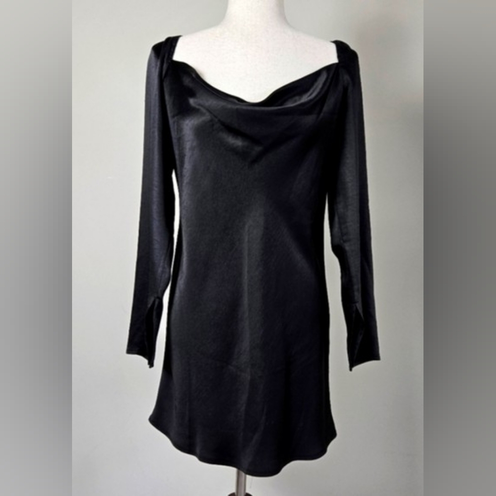 Princess Polly Black Long Sleeve Dress